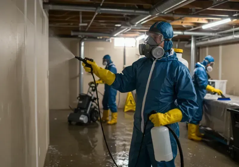 Basement Sanitization and Antimicrobial Treatment process in Greenville, TX